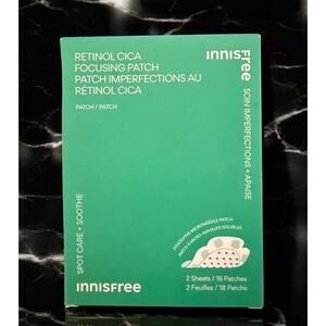 INNISFREE Retinol Cica Focusing Patch (18 Count) NIB/SEALED